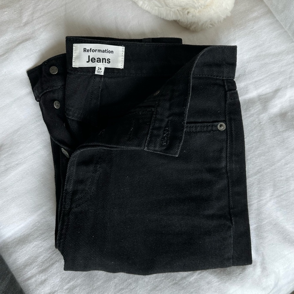 Reformation Classic Black Denim